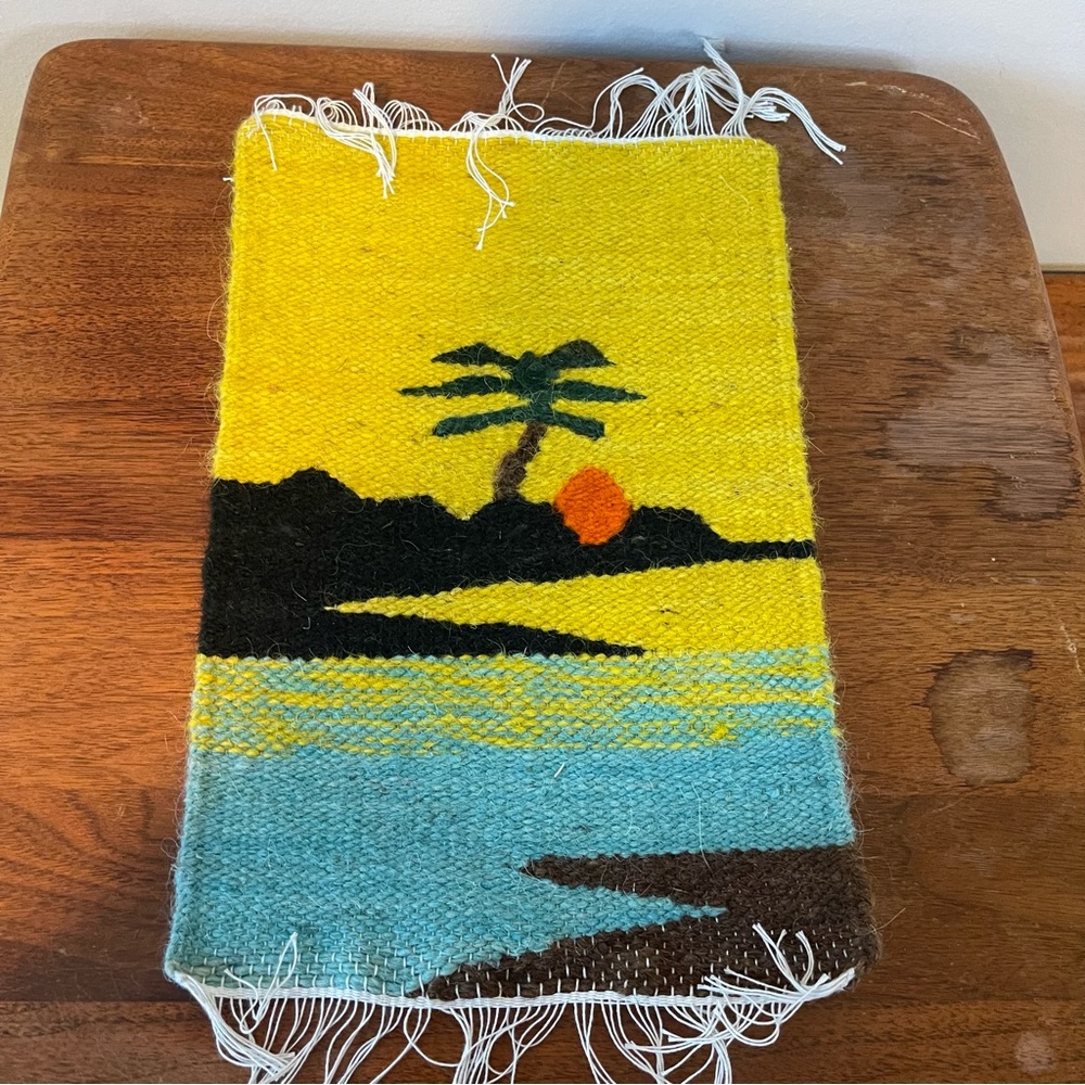 VTG Souvenir Rug